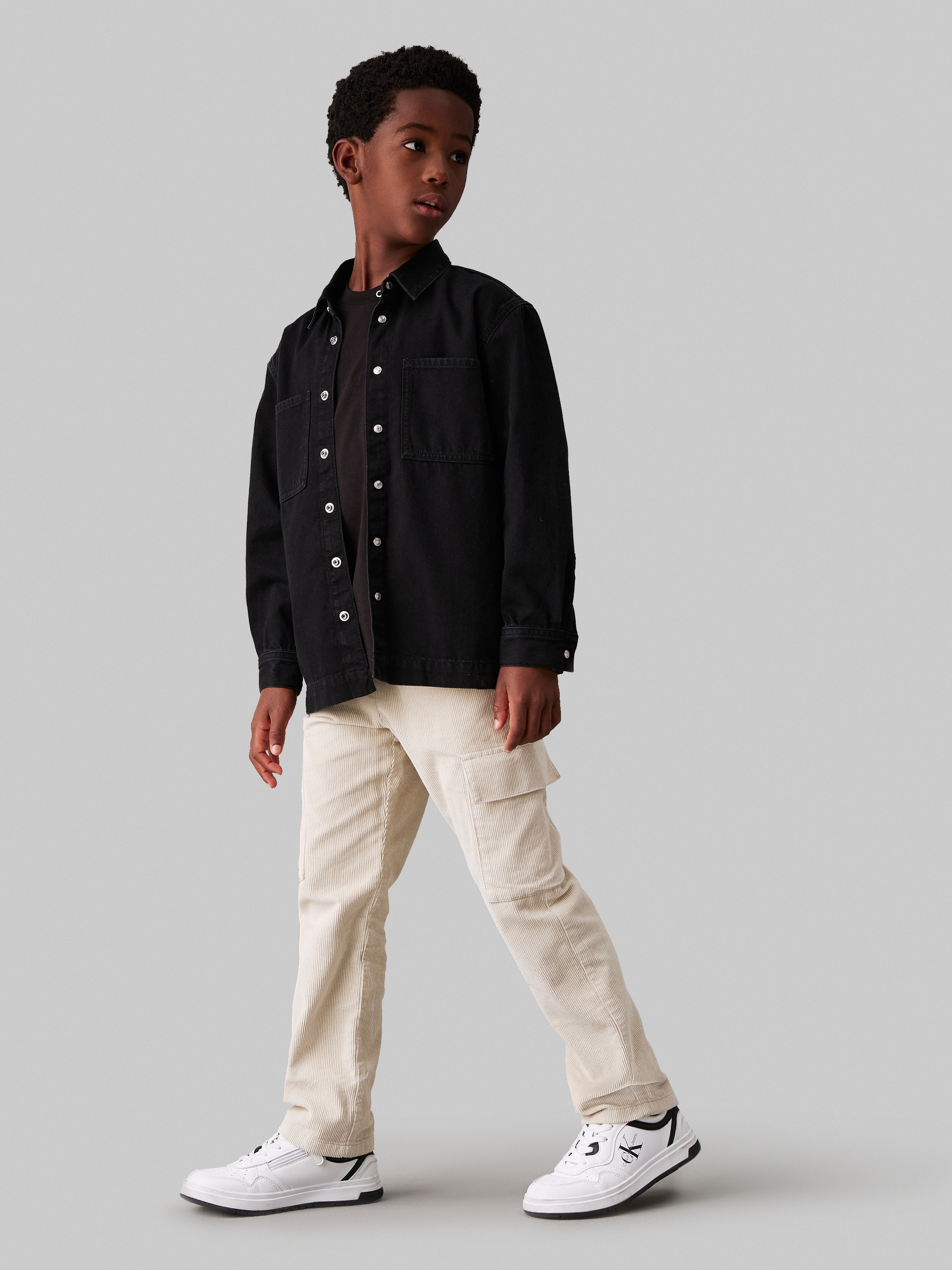 Calvin Klein Jeans Cargohose »Corduroy Straight Cargo Pants«  für Kinder bis 16 Jahre und mit Logoprägung