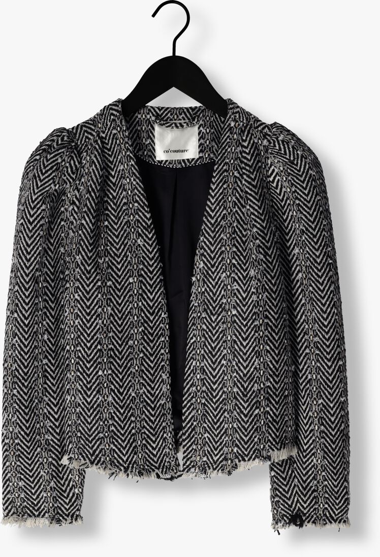 zwarte co'couture jack alvie boucle jacket