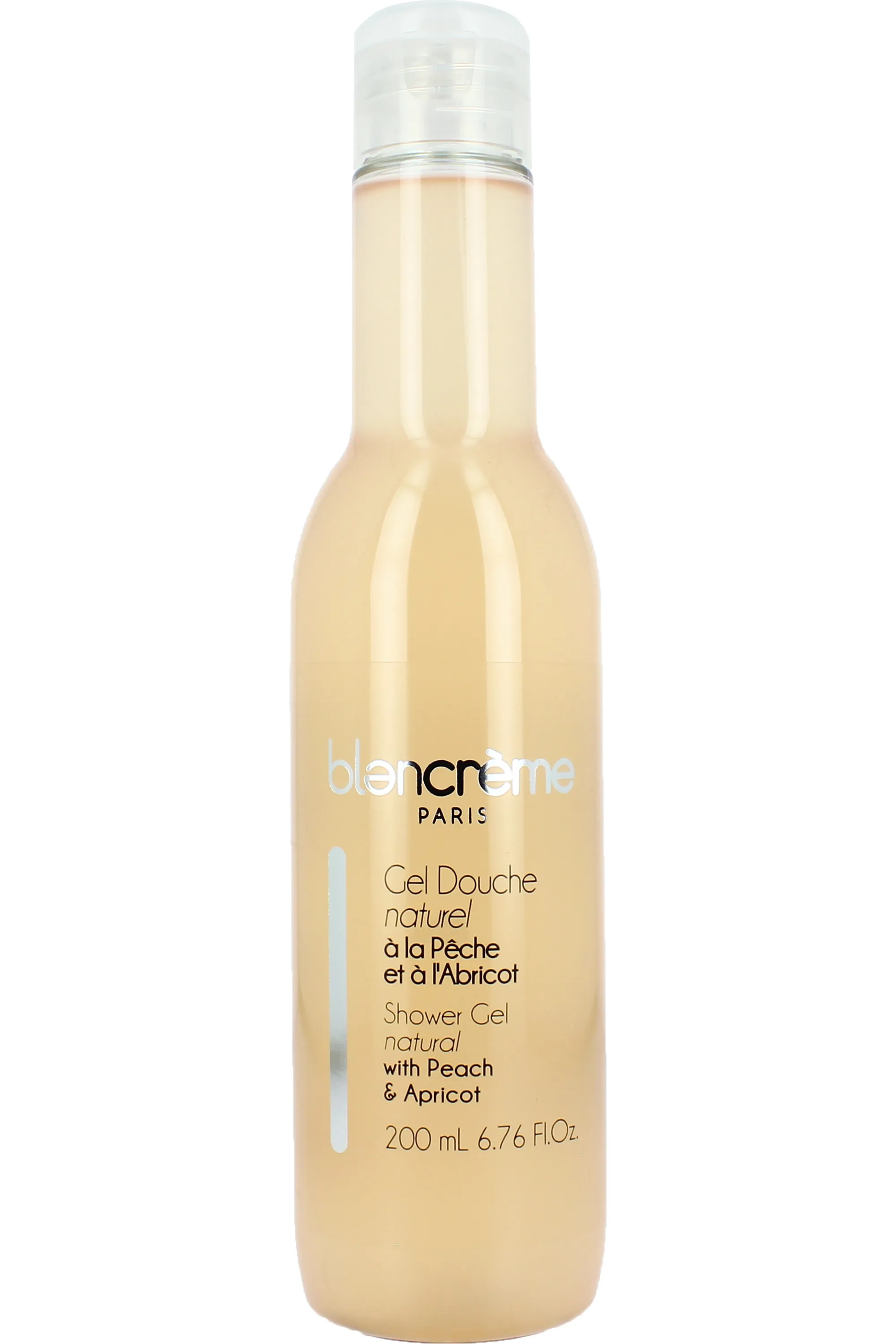 Blancrème Gel douche naturel pêche & abricot-200 ml