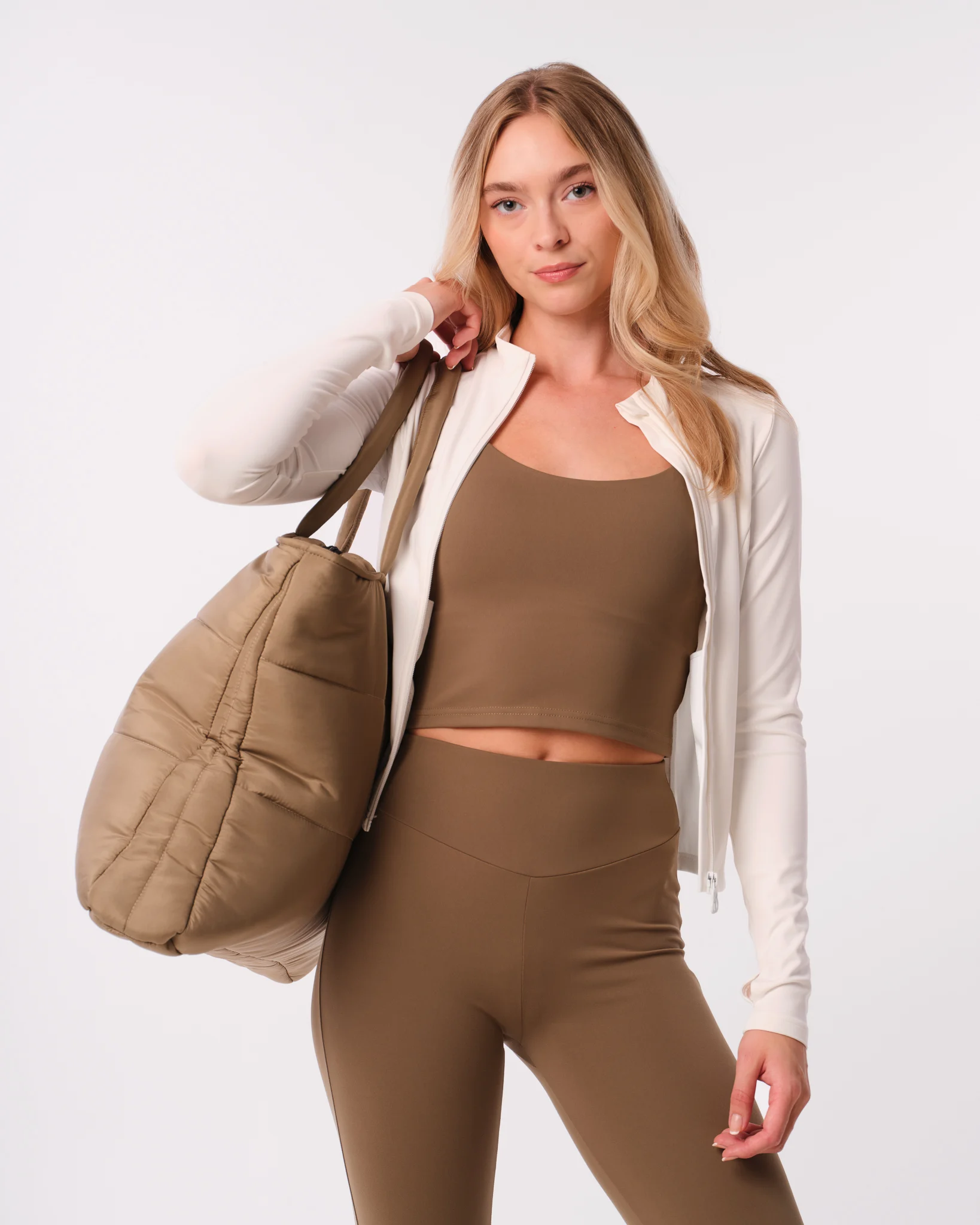 Bumpro Puffer Shopper Beige Dune - One Size