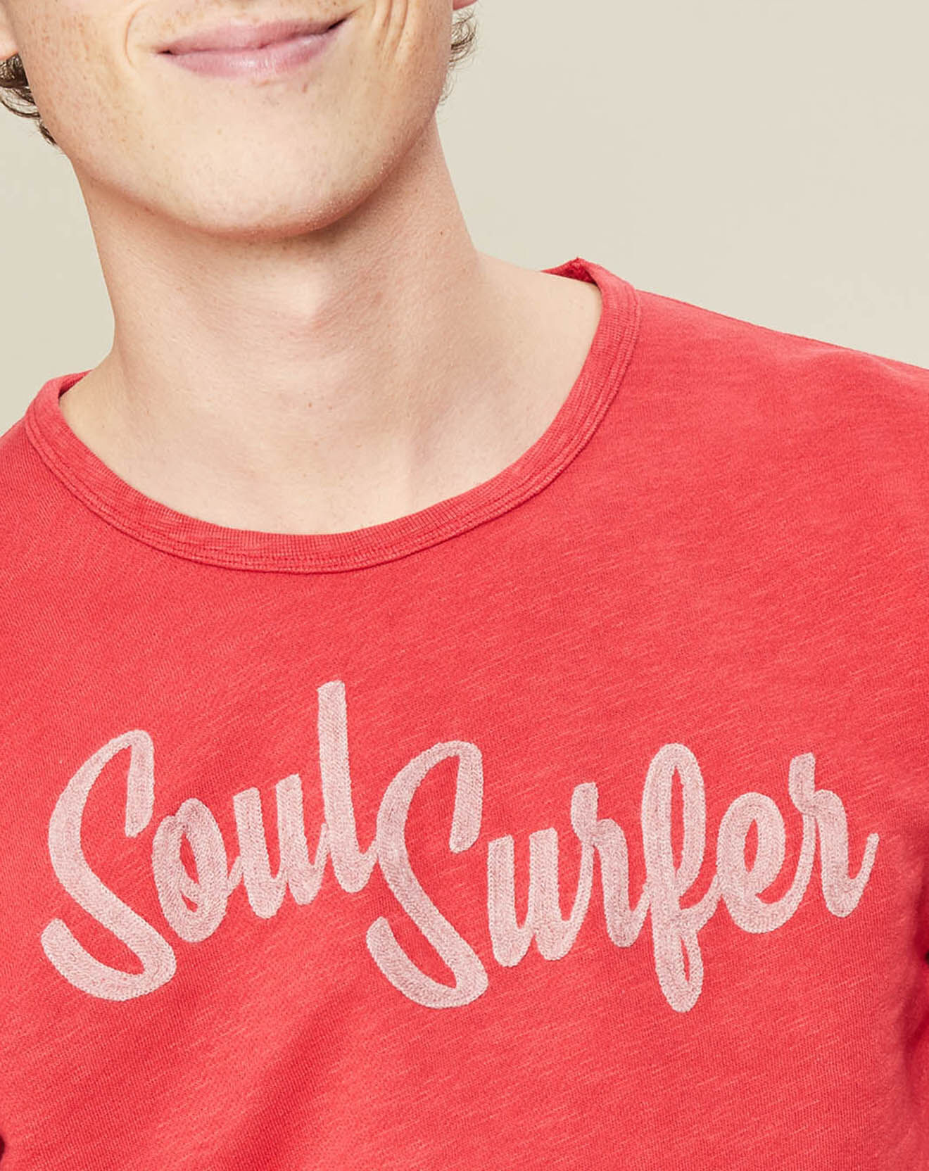 Hartford Sweat Light Crew Soul Surfer rouge