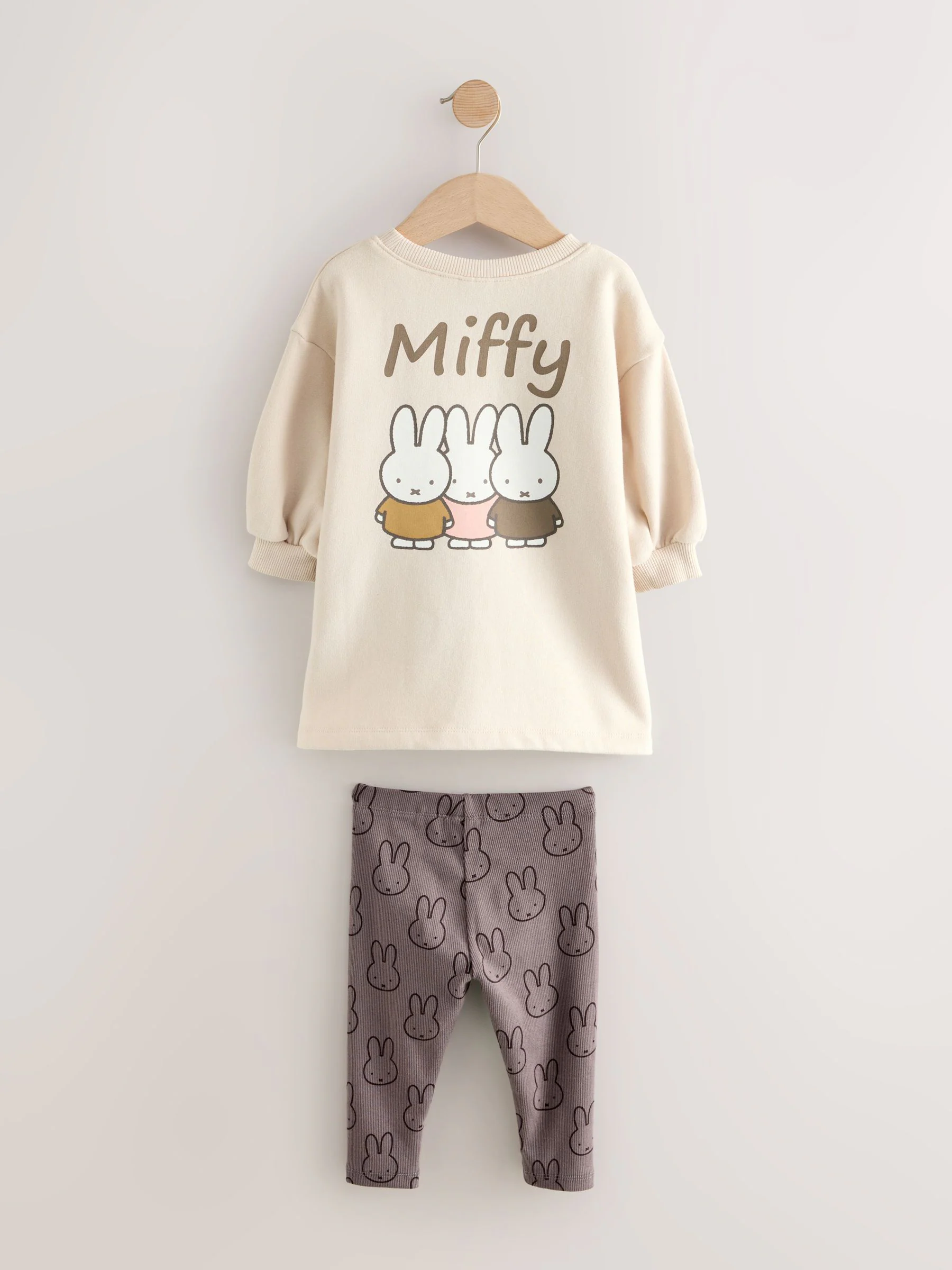 Crème - Miffy Sweat Dress & Leggings Set (3mths-7yrs)