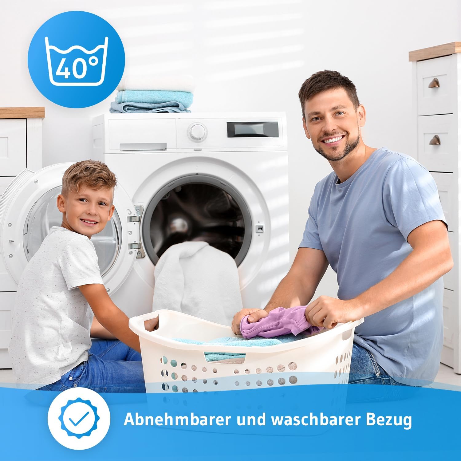 Topper 160x200cm EcoON | Testsieger 2022 | Ergonomische Memory Schaum Auflage | Atmungsaktiv & Feuchtigkeitsregulierend | Nachhaltiger & umweltschonender Tencel-Bezug | Matratzen-Topper 160 x 200 x 6