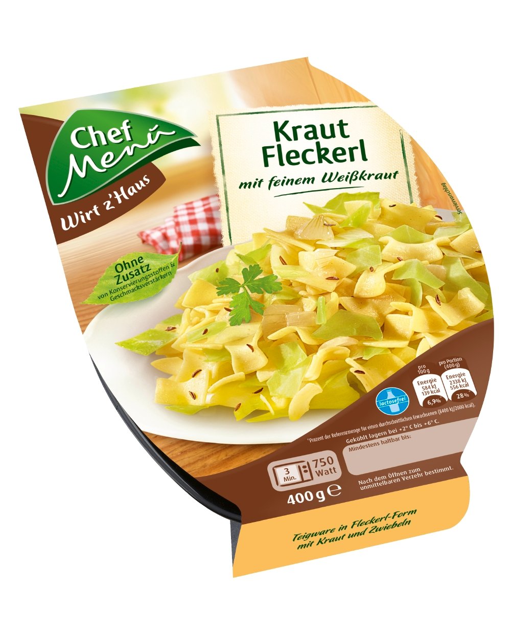 Chef Menü Krautfleckerl