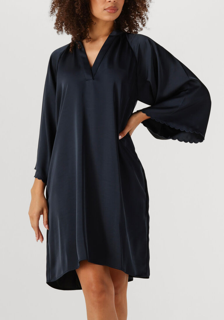 donkerblauwe bruuns bazaar mini jurk bbwendisa dress