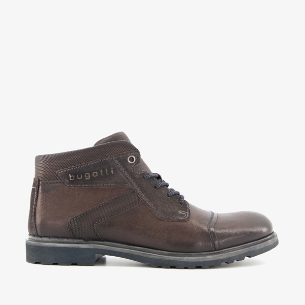 Bugatti leren heren veterboots