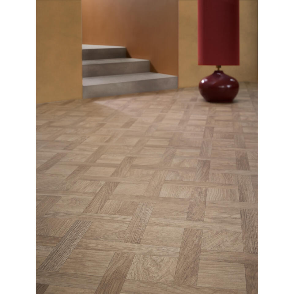Vinyl Chino Bruin Eiken
