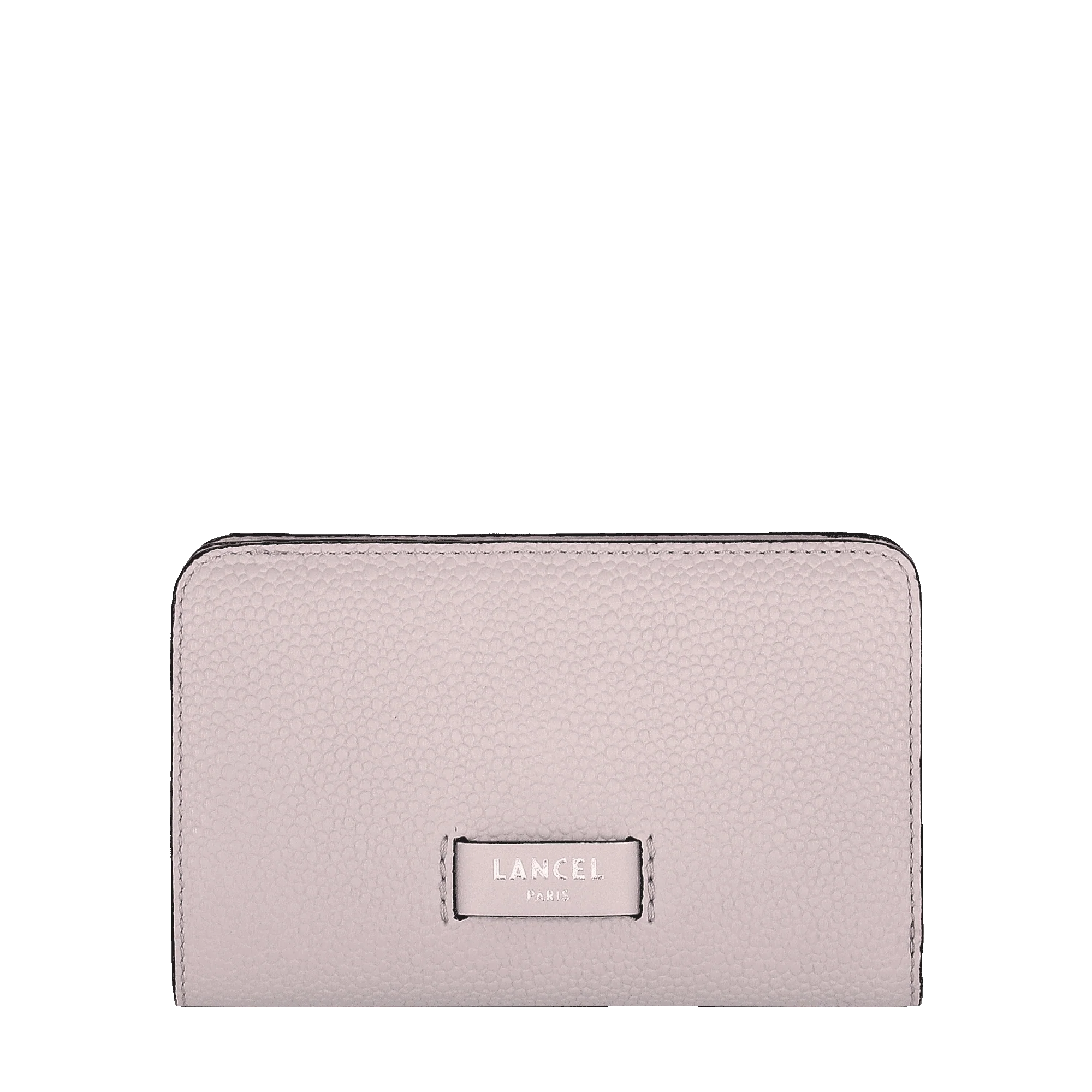 Portefeuille rectangulaire compact zippé Ninon de Lancel-Gris Mauve
