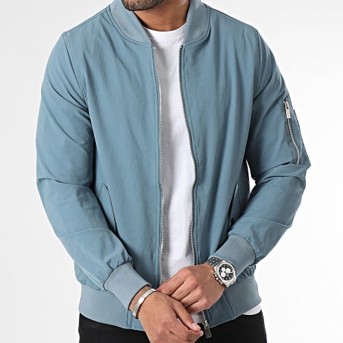 Veste Bomber Bleu Clair