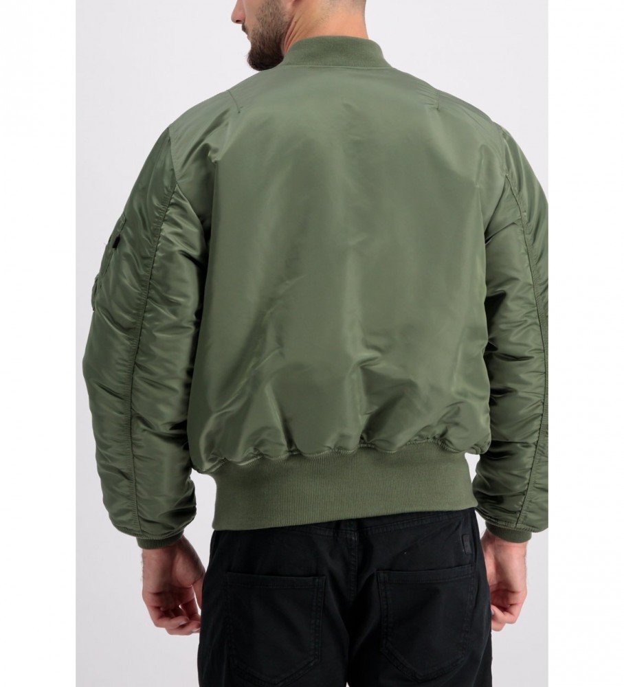 Jaqueta bomber reversível ALPHA INDUSTRIES Ma-1 verde
