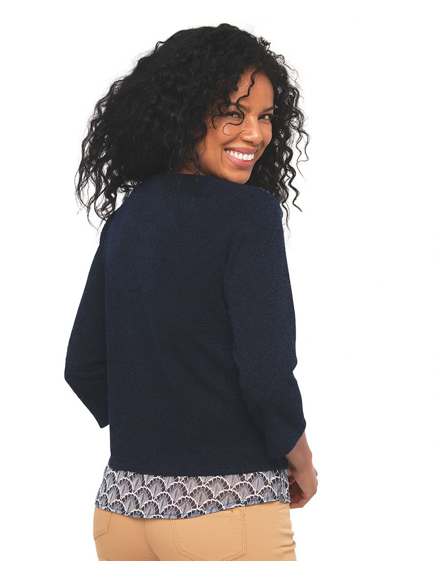 Pull bleu marine