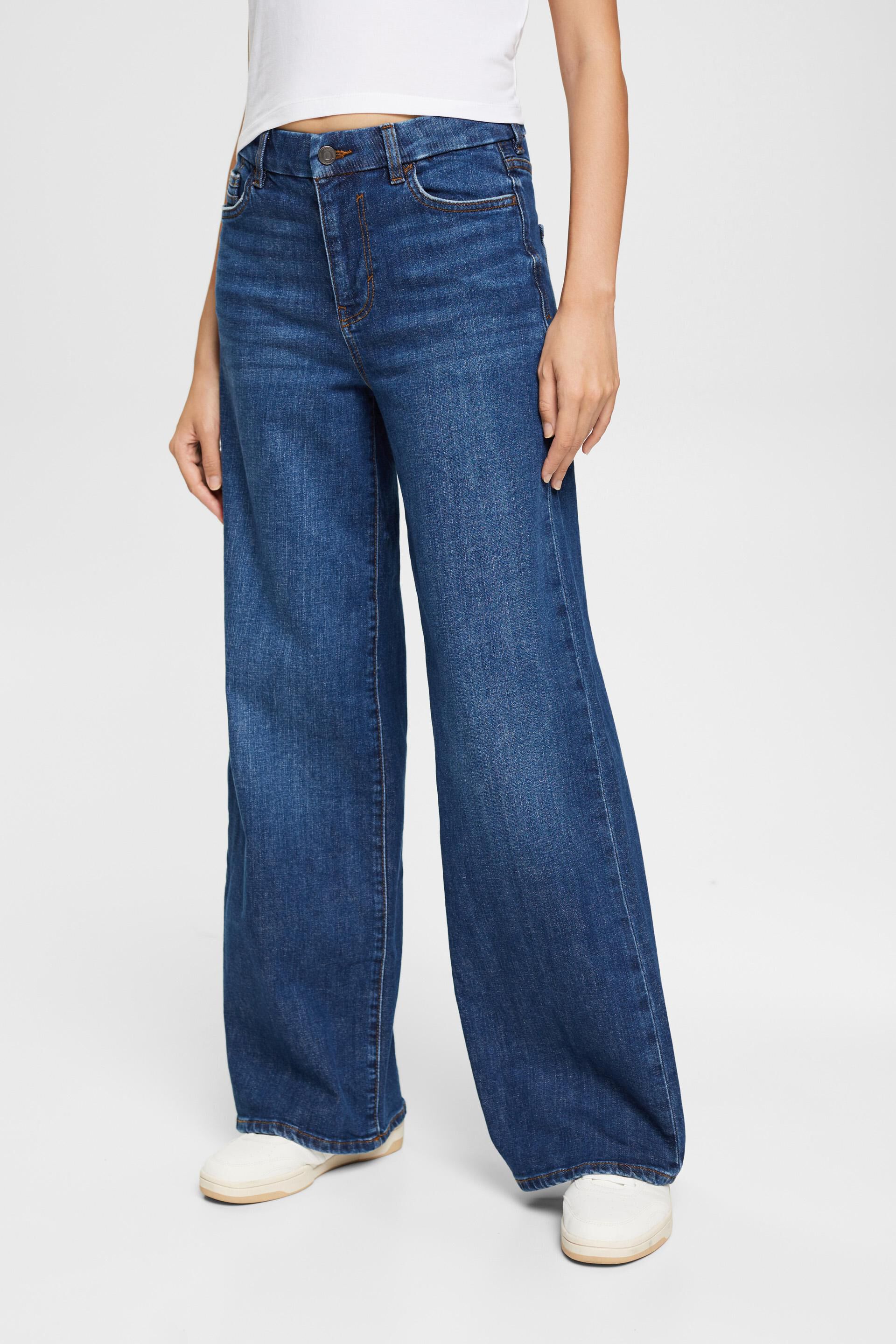 Jean à jambes larges