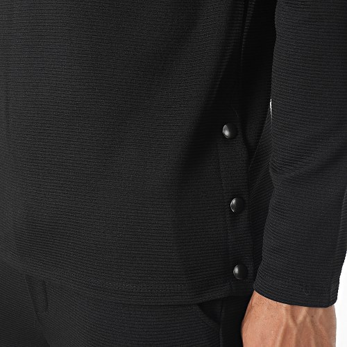 Ensemble Tee Shirt Manches Longues Et Pantalon Jogging Noir