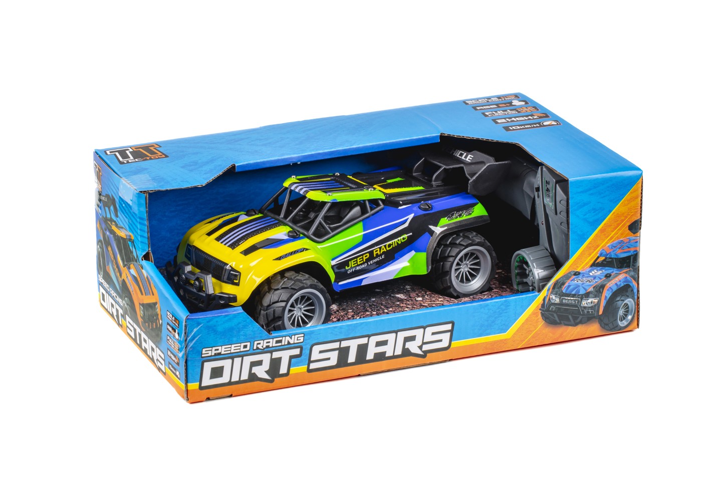 Jeep Racing - R/C 1:20 2,4G 3,7V Li-ion - Blue/yellow