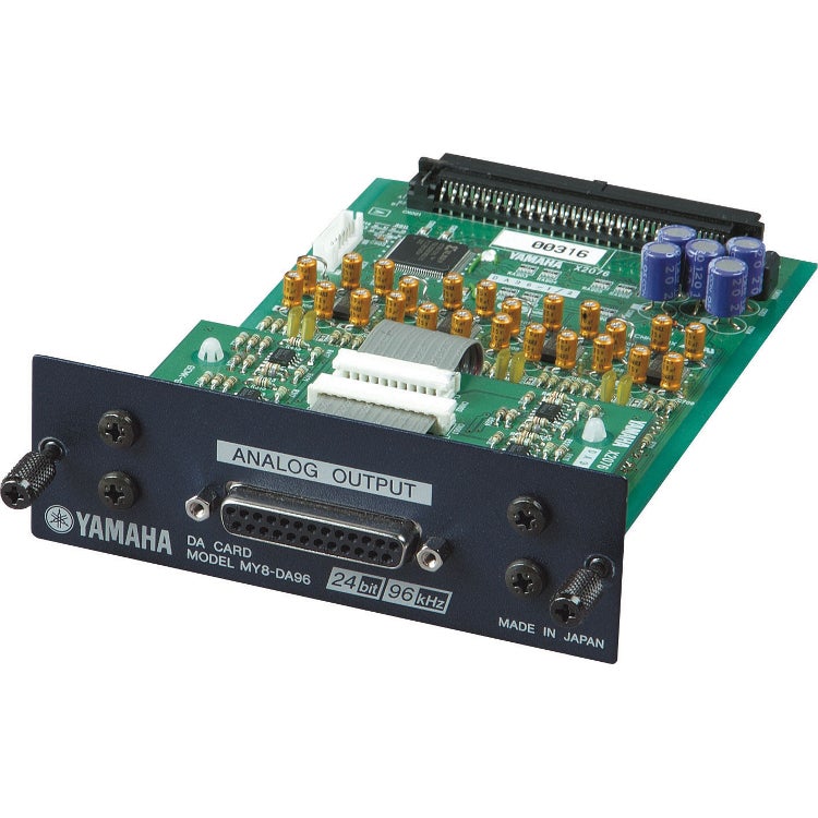 Yamaha MY8DA96 8-kanaals DA-converter D-Sub interfacekaart