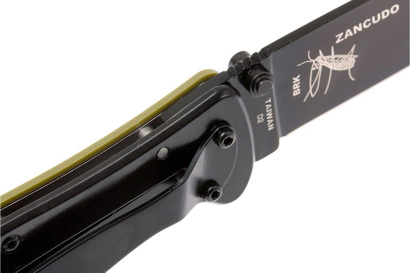 ESEE Knives Zancudo D2 OD-Green-Black, BRKR2ODB zakmes