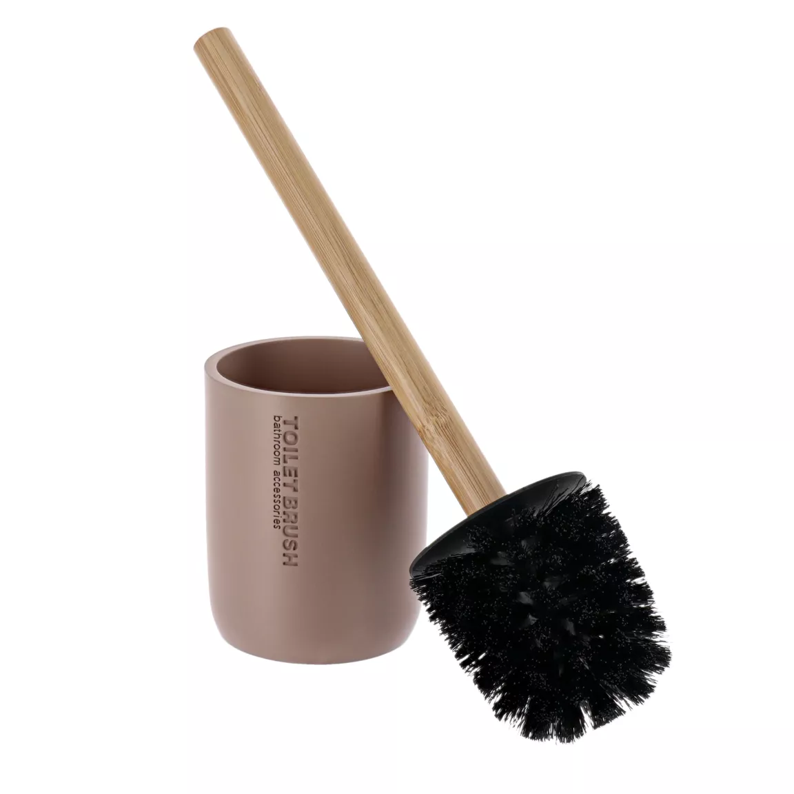 Brosse WC polyrésine Purebamboo Cappuccino