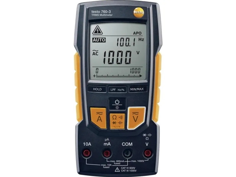 Testo 760-3, LCD, Batterier, AAA, 167 mm, 45 mm, 85 mm