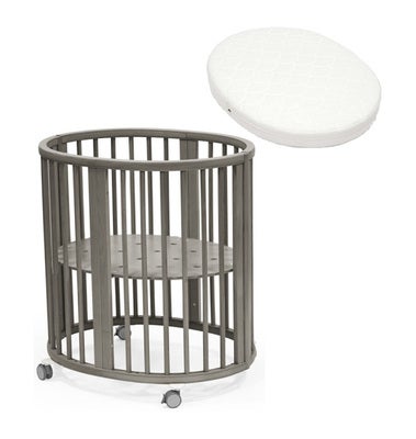 Stokke Sleepi™ Mini V3 Sprinkelseng, Hazy Grey + Madrass