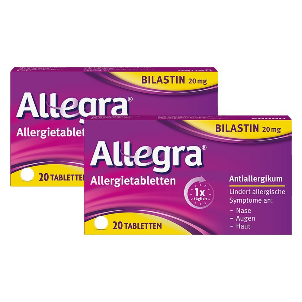 Allegra - schnell bei Heuschnupfen & ganzjährigen Allergien