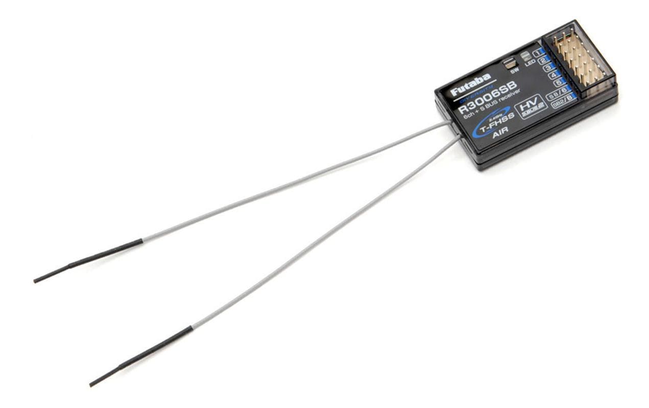 Fernsteuerung T6K V2.0 Mode 1 (Gas rechts)<br>6-Kanal-Sender im 2.4-GHz-Band, Mode 1