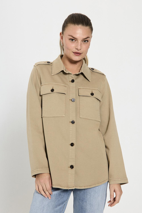 Freequent camel dames jas
