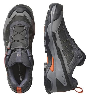 Chaussures Outdoor Salomon X Ultra 5 GTX Gris/Rouge Homme