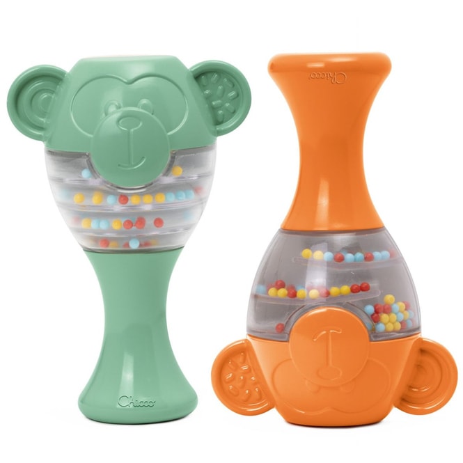 Chicco - Rassel Affe - 2er Set