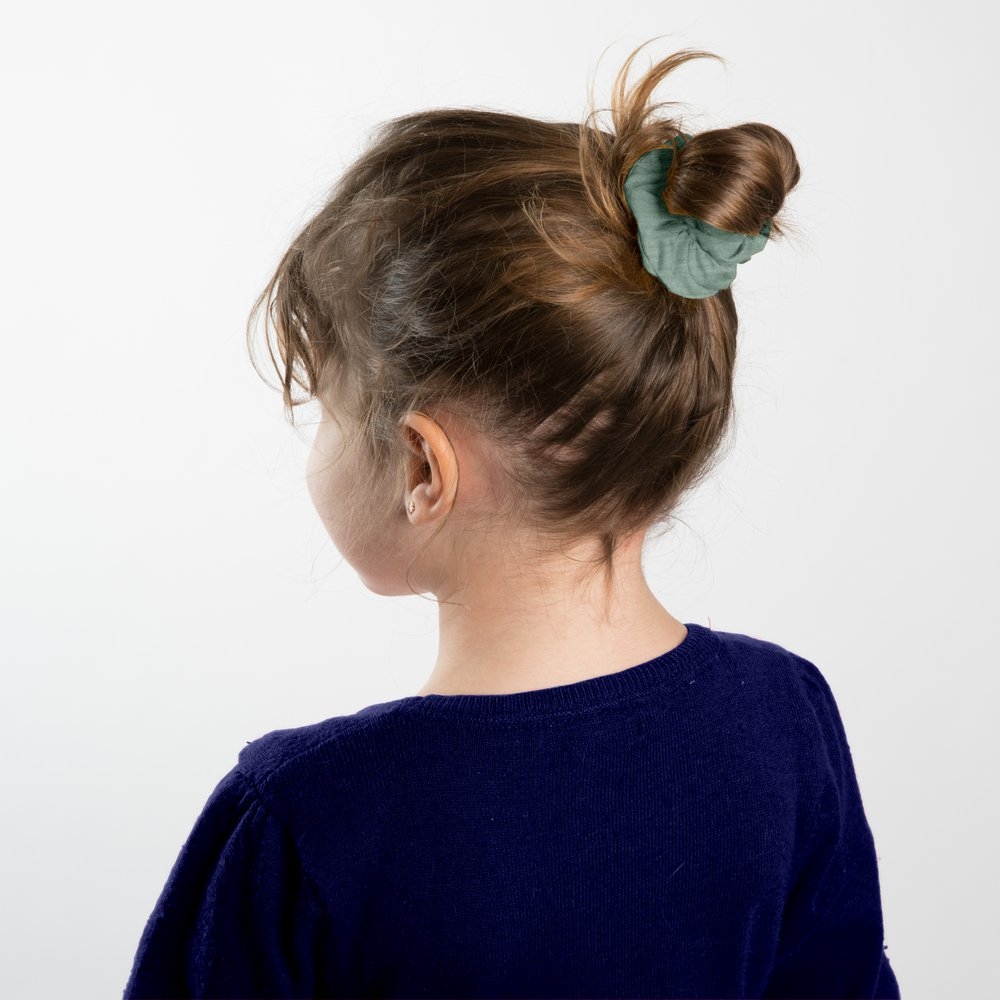 Petit Chouchou Gaze Vert Sauge