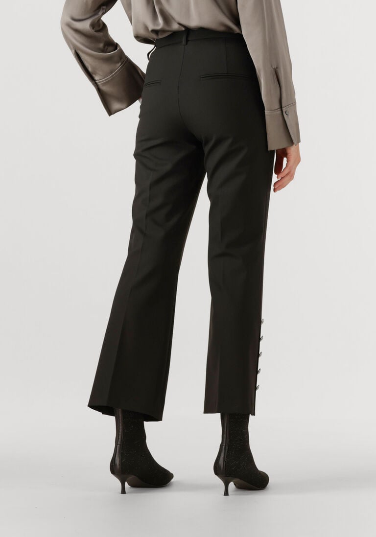 zwarte cambio flared broek france statement slit