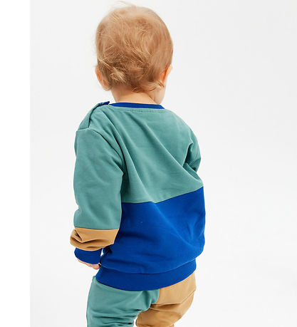 The New Siblings Sweatshirt - TnsIago - Monaco Blue m. Panda