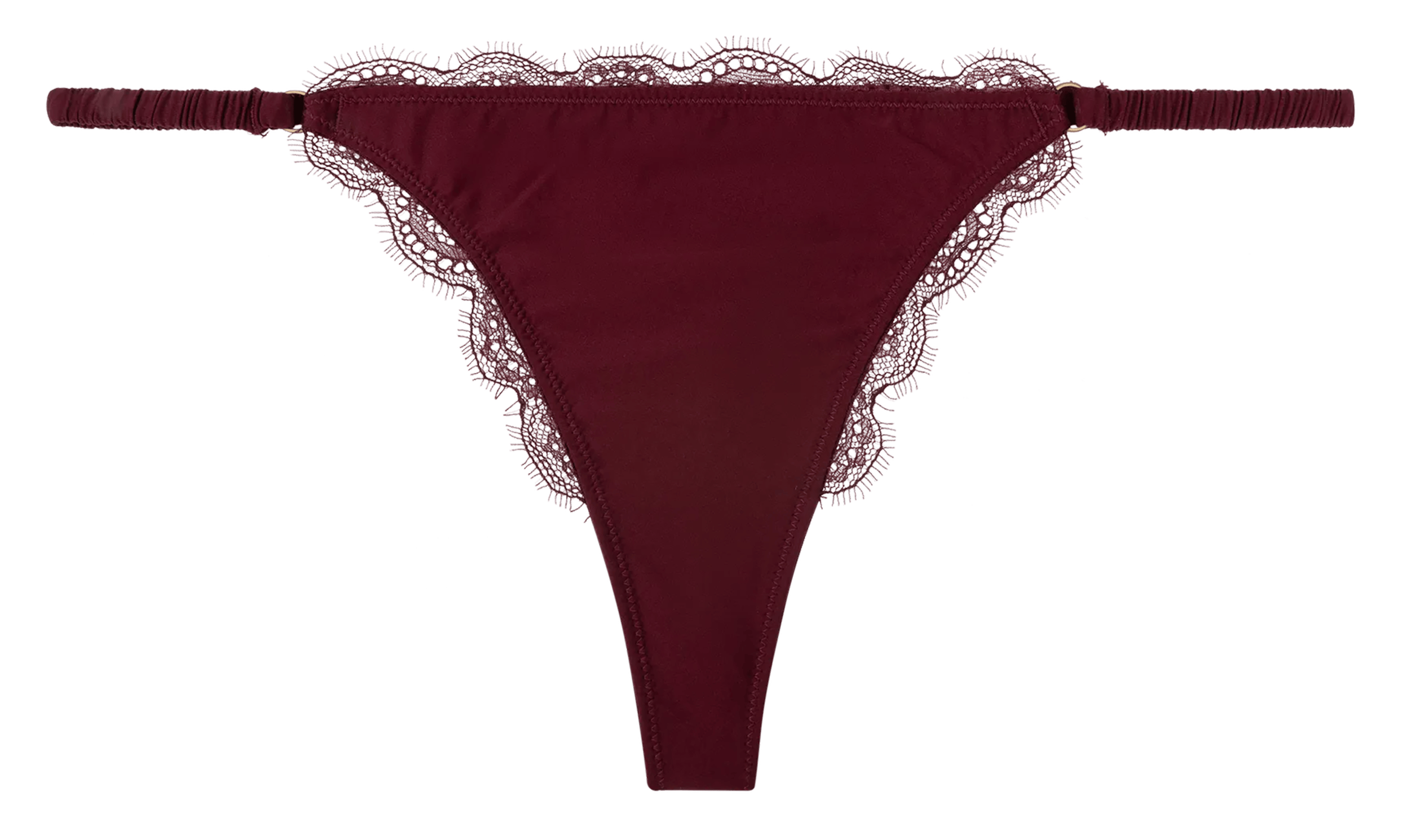 ROOMIE - String en dentelle | Rouge