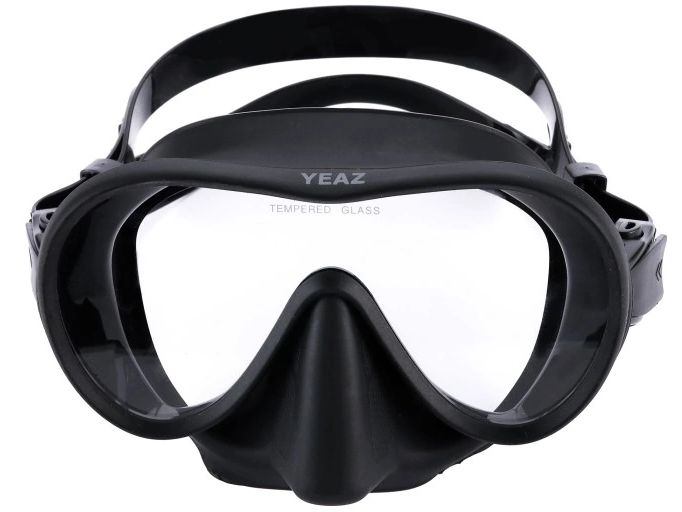YEAZ Ocean Vibes Snorkel & Mask Schwarz Tauchmaske