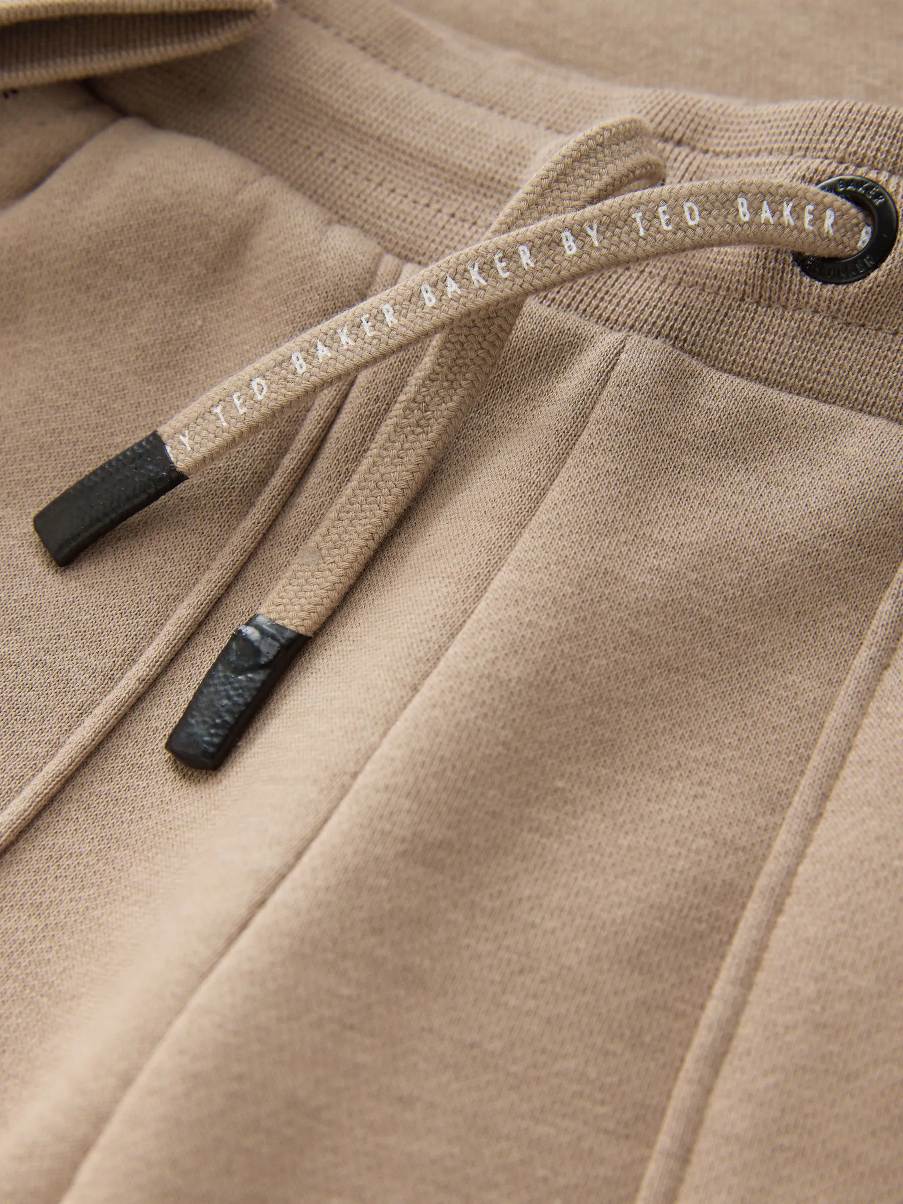Pastelgeel - Baker by Ted Baker Funnel sweatshirt met ritssluiting en trechterkraag en joggingbroek