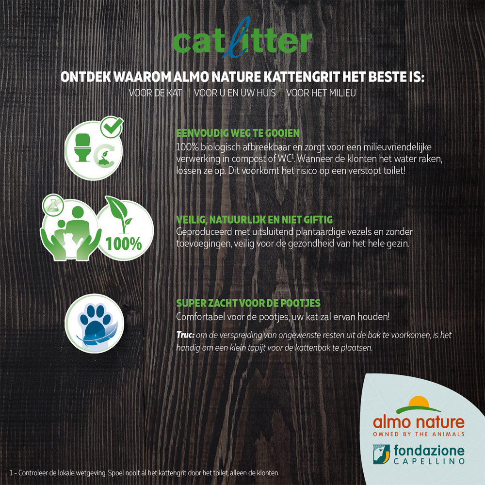 Almo Nature Naturel Kattenbakvulling