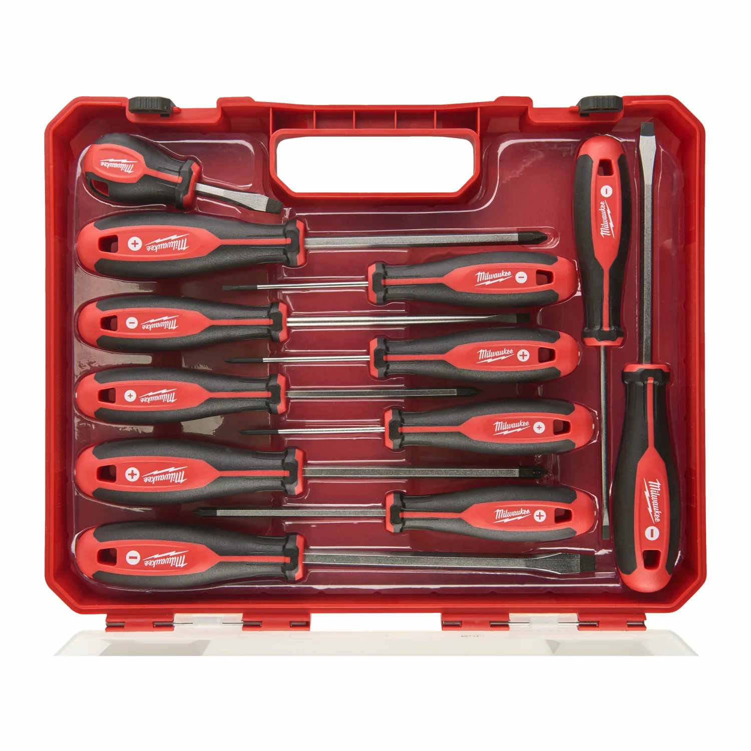 Milwaukee 4932472003 12-delige Tri-lobe schroevendraaiersset in koffer - PZ/PH/SL