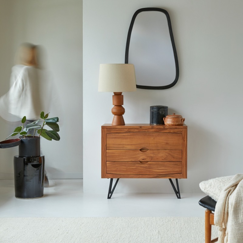 Commode en acacia massif Bonnie
