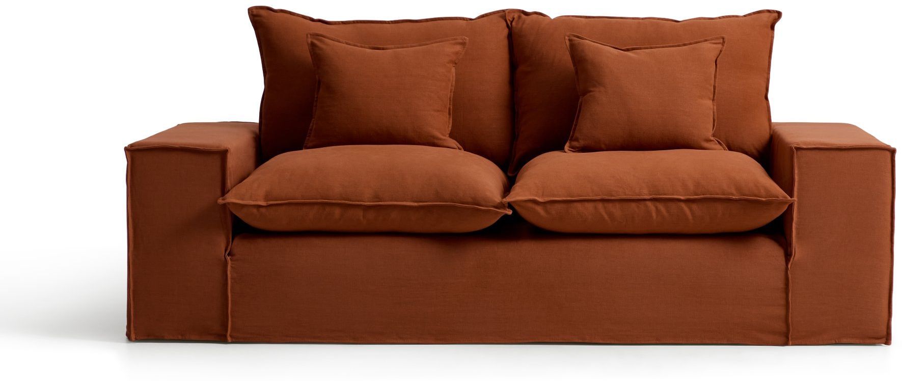 Kave Home Anarela Terracotta 2-Zitsbank