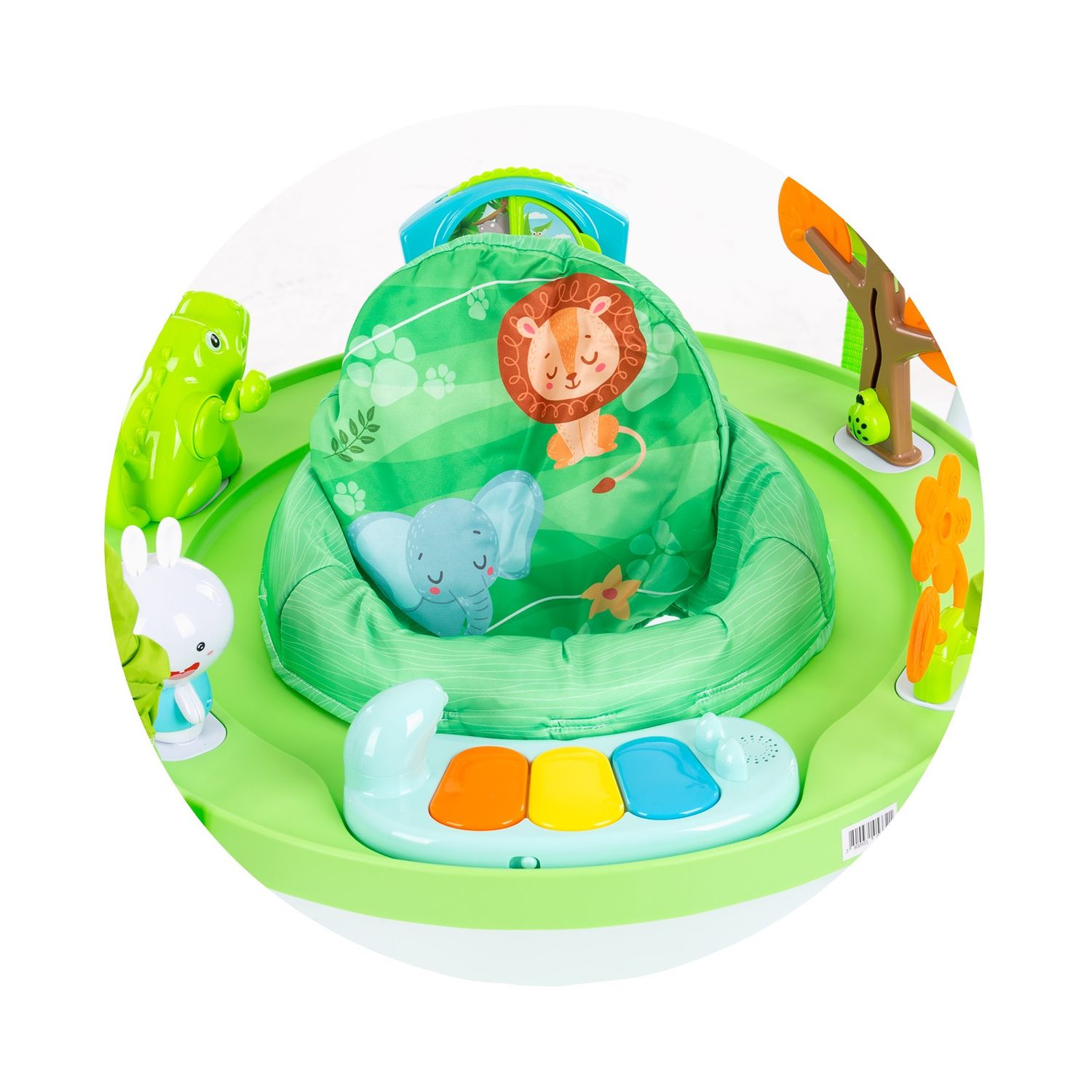 Chipolino Hopser Jumper Jump & Play, Sitz drehbar, Spielcenter, Melodien, Licht grün