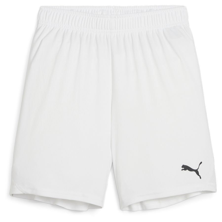 PUMA Short de Foot teamGOAL - Blanc/Noir Enfant