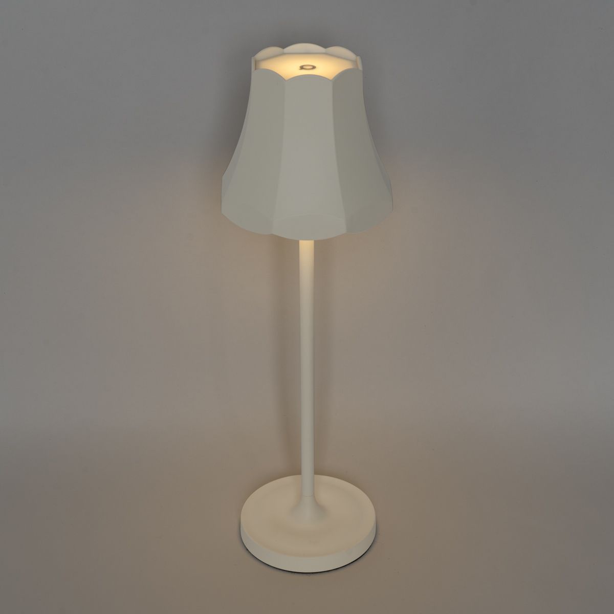 Set van 2 retro tafellampen off-white oplaadbaar IP44 - Granny