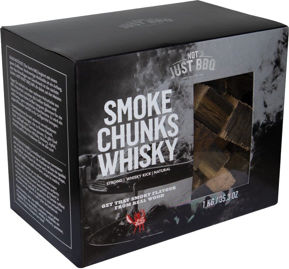 Not Just BBQ rookhout chunks Whisky Chunks