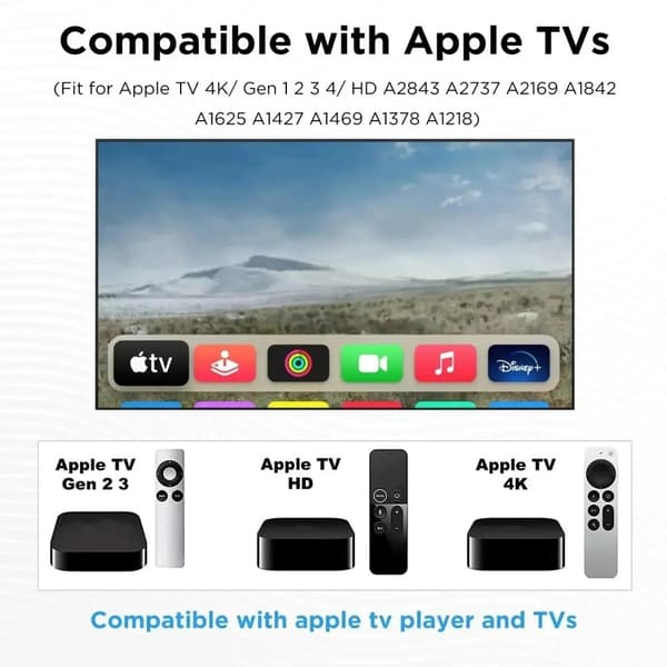 Universell TV Fjernkontroll for Apple TV