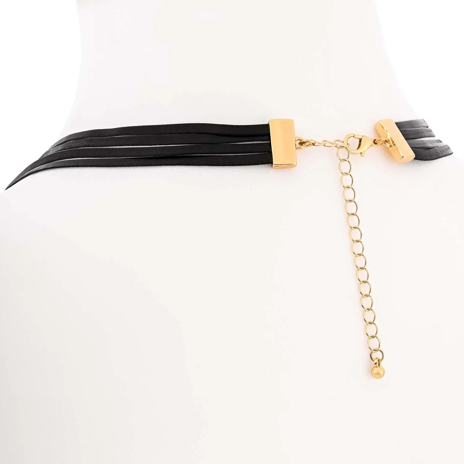 Layering Kette - Golden Black