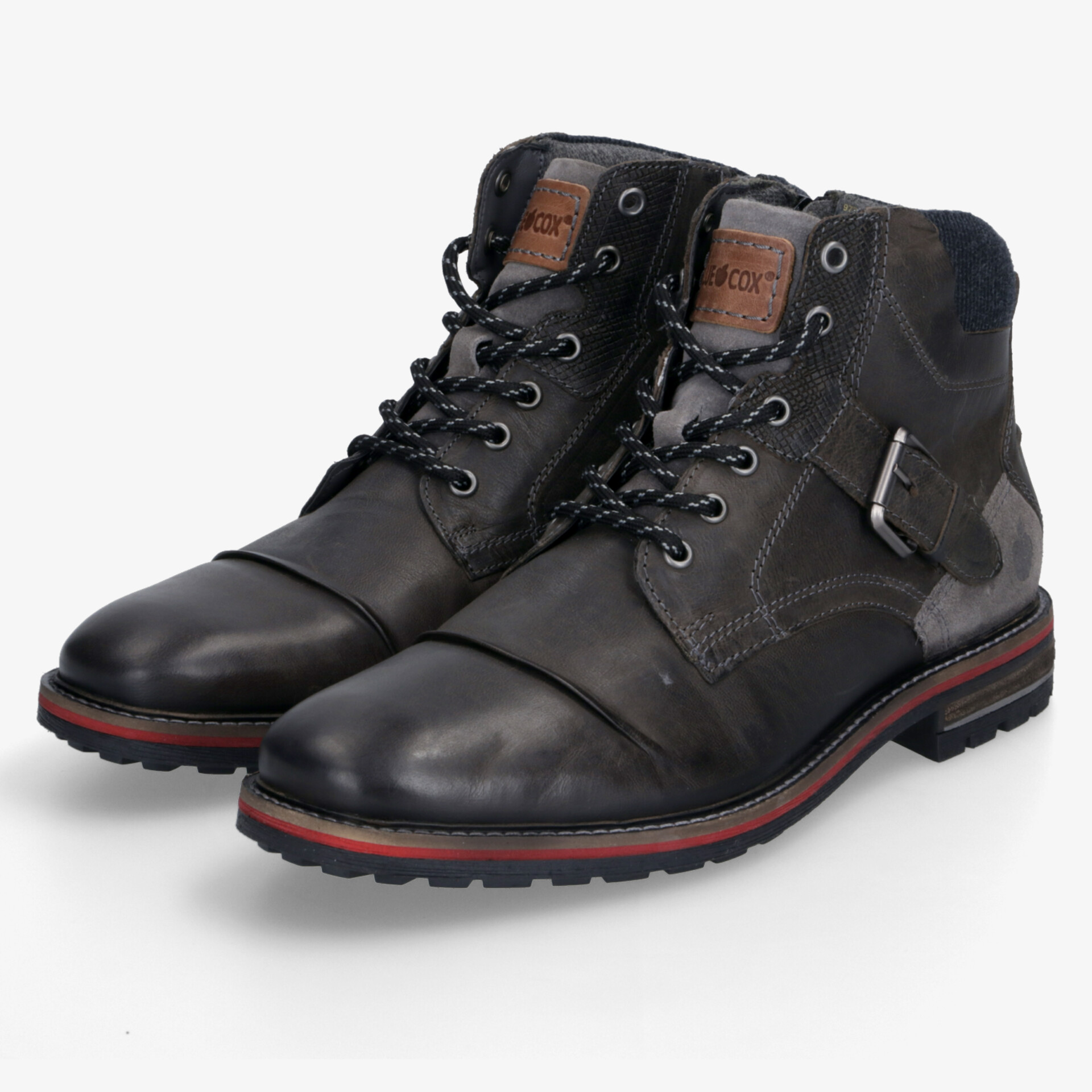 BLUE COX Herren Stiefeletten grau