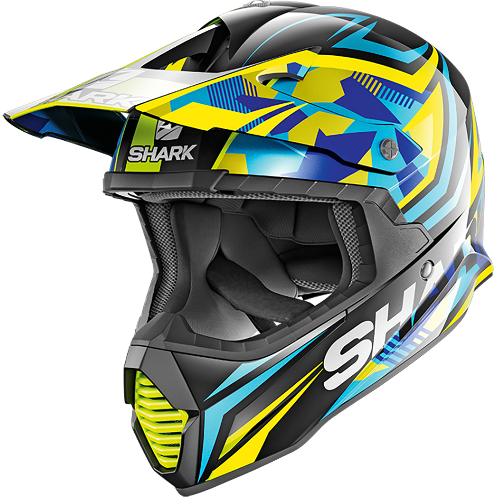 Shark - Casque Varial Replica Tixier Noir / Bleu / Jaune