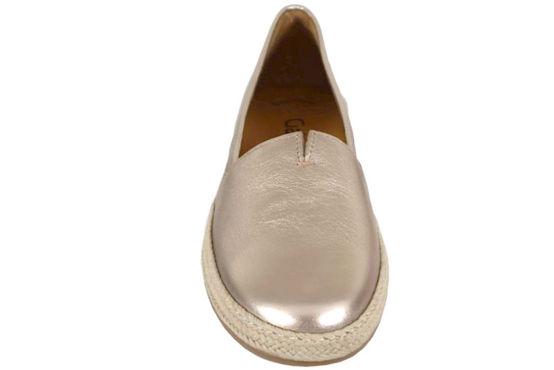 GABOR LOAFERS I METALLIC PLATIN SKIND
