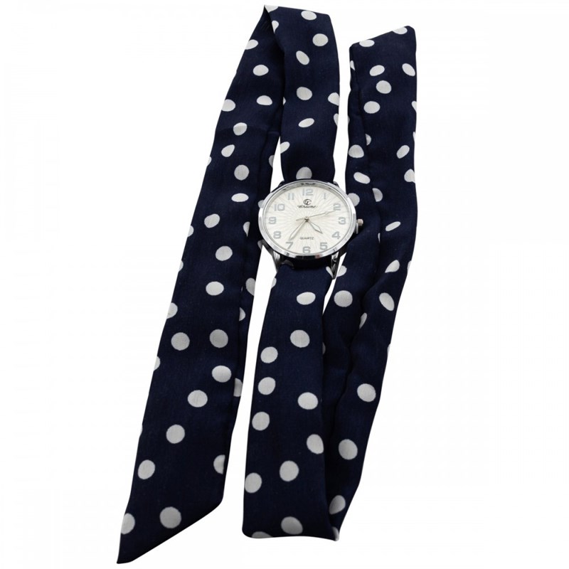 Montre Femme CHTIME bracelet Tissu Bleu