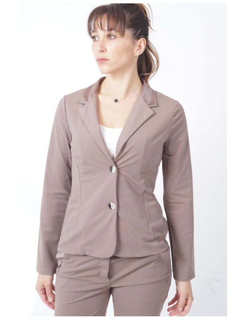 HBT VESTE BLAZER SHIRLEY SAND STARDUST