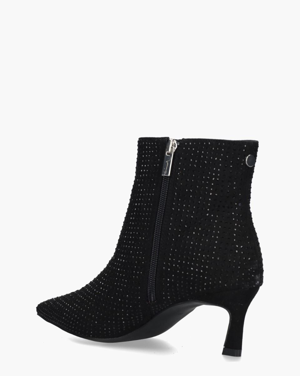 Lisa & Jo Yassira Zwart Dames Enkelboots